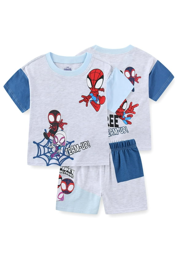 Spidey and His Amazing Friends Short Sleeve T-Shirt and Shorts Set (Boys), 2 Piece Set, Sizes 2T-5T