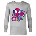 thumbnail image 1 of Marvel Spidey and His Amazing Friends Spider-Man Dot Effect - Long Sleeve T-Shirt for Men - Customized-Athletic Heather, 1 of 5