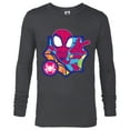 thumbnail image 1 of Marvel Spidey and His Amazing Friends Spider-Man Dot Effect - Long Sleeve T-Shirt for Men - Customized-Charcoal Heather, 1 of 5