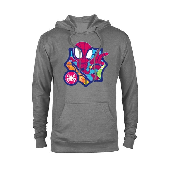 Marvel Spidey and His Amazing Friends Spider-Man Dot Effect - Pullover Hoodie for Adults - Customized-Athletic Heather