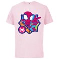 thumbnail image 1 of Marvel Spidey and His Amazing Friends Spider-Man Dot Effect - Short Sleeve Cotton T-Shirt for Adults - Customized-Soft Pink, 1 of 5