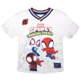 thumbnail image 1 of Marvel Spidey and His Amazing Friends Spider-Man Miles Morales Ghost-Spider Mesh Soccer Jersey Athletic T-Shirt Toddler to Big Kid, 1 of 5