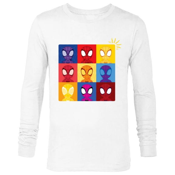 Marvel Spidey and His Amazing Friends Spider-Man Sense - Long Sleeve T-Shirt for Men - Customized-White