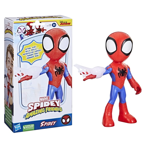 Marvel Spidey and His Amazing Friends Spidey Supersized Action Figure, Ages 3+