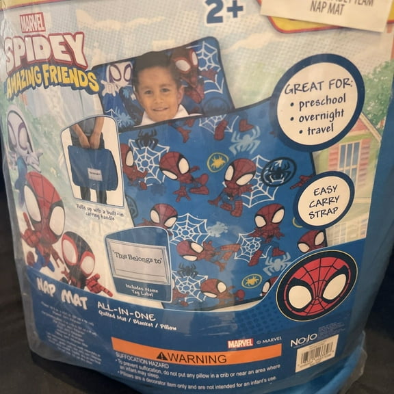Marvel Spidey and His Amazing Friends Spidey Team Toddler Nap Mat