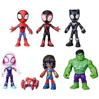 Marvel Spidey And His Amazing Friends - Action Figure Hulk (10,2 Cm) - Supereroe Per Bambini - 3