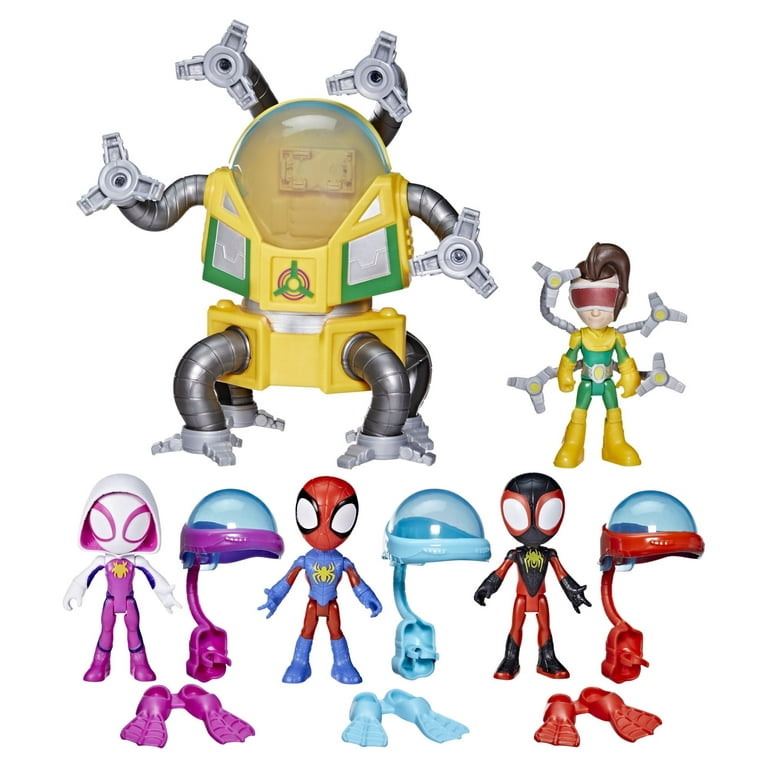 Marvel: Spidey and His Amazing Friends Underwater Webs Adventure Preschool  Kids Toy Action Figure for Boys and Girls Ages 3 4 5 6 7 and Up (4”)