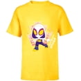 thumbnail image 1 of Marvel Spidey and His Amazing Friends Web-Spinners Gwen - Short Sleeve T-Shirt for Kids - Customized-Yellow, 1 of 5