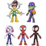Marvel Spidey and His Amazing Friends Web Squad Figure Collection, 5 Action