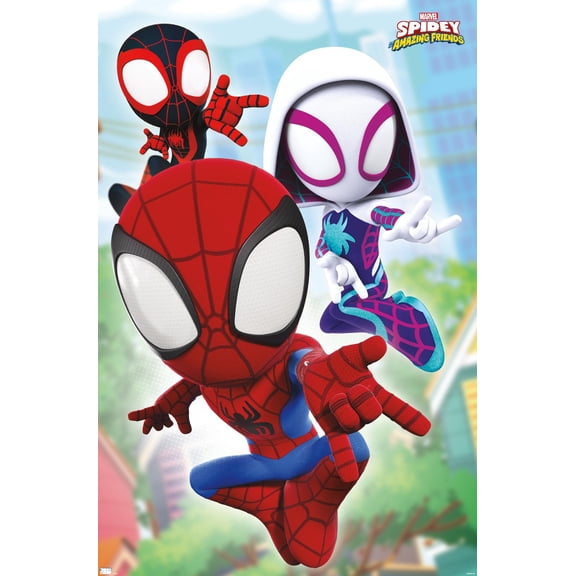 Marvel Spidey and His Amazing Friends - Webs Wall Poster, 22.375" x 34"