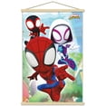 thumbnail image 1 of Marvel Spidey and His Amazing Friends - Webs Wall Poster with Magnetic Frame, 22.375" x 34", 1 of 6