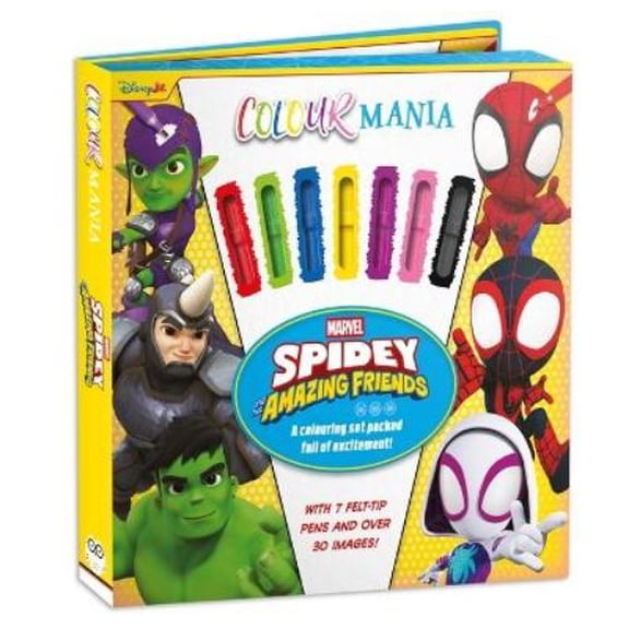 Marvel Spidey and his Amazing Friends: Colourmania (Paperback)