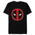 thumbnail image 1 of Marvel Spray Painted Deadpool Icon - Short Sleeve Blended T-Shirt for Adults - Customized-Black, 1 of 5