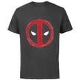 thumbnail image 1 of Marvel Spray Painted Deadpool Icon - Short Sleeve Cotton T-Shirt for Adults - Customized-Charcoal, 1 of 5