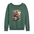 thumbnail image 1 of Marvel - Squirrel Girl Lightweight French Terry Wide Neck Long Sleeve Graphic Shirt, 1 of 4