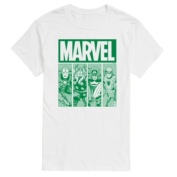 Marvel - St. Patrick's Day Green Grid - Men's Short Sleeve Graphic T-Shirt