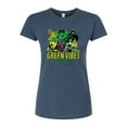 thumbnail image 1 of Marvel - St. Patrick's Day Green Vibes Only - Juniors Fitted Graphic T-Shirt, 1 of 5