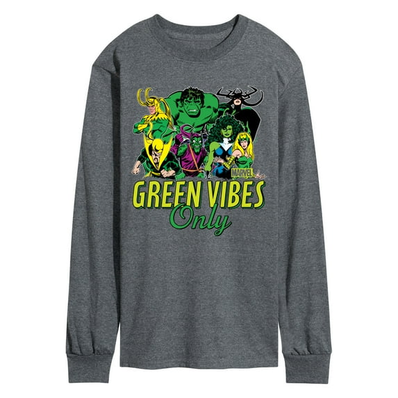 Marvel - St. Patrick's Day Green Vibes Only - Men's Long Sleeve Graphic T-Shirt