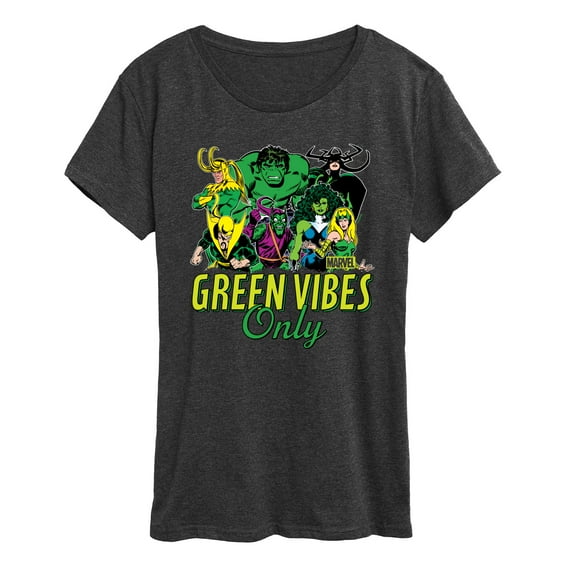 Marvel - St. Patrick's Day Green Vibes Only - Women's Short Sleeve Graphic T-Shirt