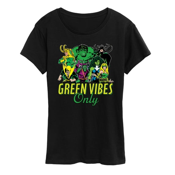 Marvel - St. Patrick's Day Green Vibes Only - Women's Short Sleeve Graphic T-Shirt