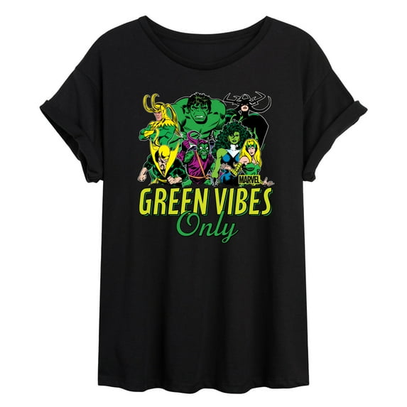 Marvel - St. Patrick's Day Incredibly Lucky - Women's Oversized Graphic T-Shirt