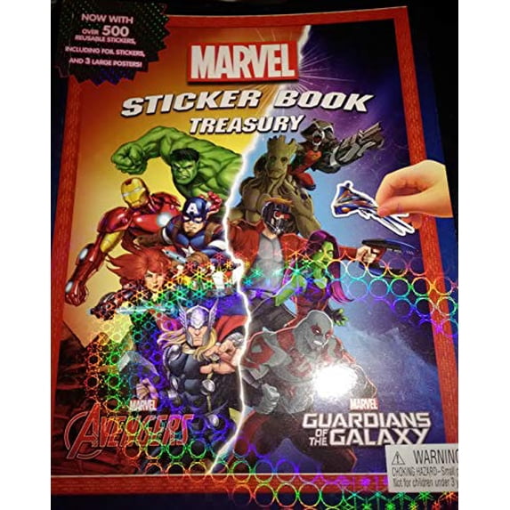 Pre-Owned Marvel Sticker Book Treasury Paperback Comics