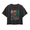 thumbnail image 1 of Marvel - Sticker Pack - Youth Girls Boxy T-Shirt, 1 of 4