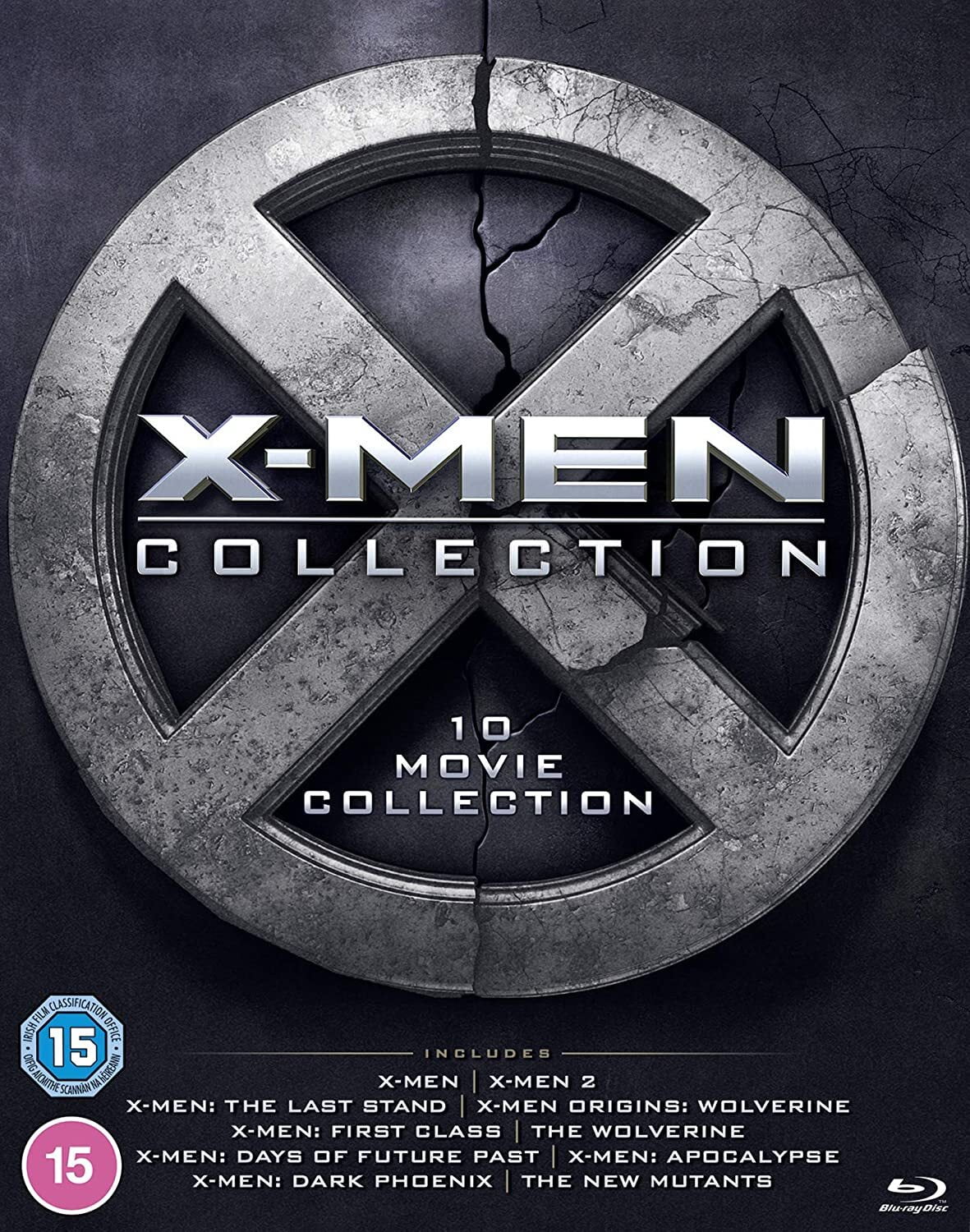 Marvel Studio's X-Men 1-10 Movie Collection Region Free (Blu-ray)