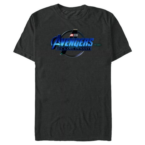 Marvel Studios Avengers: The Kang Dynasty MCU Movie Logo - Short Sleeve Blended T-Shirt for Adults - Customized-Dark Heather