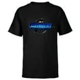 thumbnail image 1 of Marvel Studios Avengers: The Kang Dynasty MCU Movie Logo - Short Sleeve T-Shirt for Kids - Customized-Black, 1 of 5