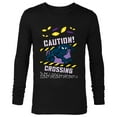 thumbnail image 1 of Marvel Studios Black Panther Crossing Halloween - Long Sleeve T-Shirt for Men - Customized-Black, 1 of 5