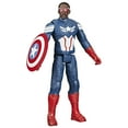 thumbnail interactive-video image 1 of Hasbro Marvel Studios Captain America Brave New World, 12" Captain America Action Figure, 1 of 7