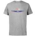 thumbnail image 1 of Marvel Studios Captain America: Brave New World Movie Logo - Short Sleeve Cotton T-Shirt for Adults - Customized-Athletic Heather, 1 of 5
