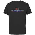 thumbnail image 1 of Marvel Studios Captain America: Brave New World Movie Logo - Short Sleeve Cotton T-Shirt for Adults - Customized-Black, 1 of 5