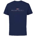 thumbnail image 1 of Marvel Studios Daredevil: Born Again MCU Disney+ Logo - Short Sleeve Cotton T-Shirt for Adults - Customized-Navy, 1 of 5