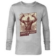 thumbnail image 1 of Marvel Studios Deadpool & Wolverine Adamantium Katanas- Long Sleeve T-Shirt for Men - Customized-Athletic Heather, 1 of 5