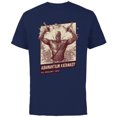 thumbnail image 1 of Marvel Studios Deadpool & Wolverine Adamantium Katanas- Short Sleeve Cotton T-Shirt for Adults - Customized-Navy, 1 of 5
