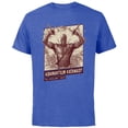 thumbnail image 1 of Marvel Studios Deadpool & Wolverine Adamantium Katanas- Short Sleeve Cotton T-Shirt for Adults - Customized-Royal Heather, 1 of 5