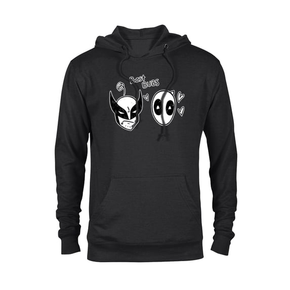 Marvel Studios Deadpool & Wolverine Best Bubs Toony - Pullover Hoodie for Adults - Customized-Black