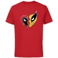 thumbnail image 1 of Marvel Studios Deadpool & Wolverine Best Friends Heart Charm- Short Sleeve Cotton T-Shirt for Adults - Customized-Red, 1 of 5