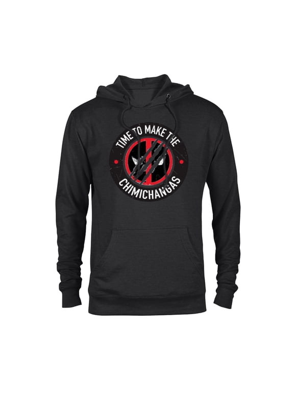 Studios Deadpool & Wolverine Chimichangas Claw Slash- Pullover Hoodie for Adults - Customized-Black