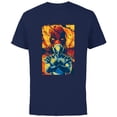 thumbnail image 1 of Marvel Studios Deadpool & Wolverine Claw-Slashed Merc - Short Sleeve Cotton T-Shirt for Adults - Customized-Navy, 1 of 5