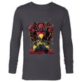 thumbnail image 1 of Marvel Studios Deadpool & Wolverine Claws Out Target Team-Up - Long Sleeve T-Shirt for Men - Customized-Charcoal Heather, 1 of 5