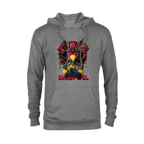 Marvel Studios Deadpool & Wolverine Claws Out Target Team-Up - Pullover Hoodie for Adults - Customized-Athletic Heather