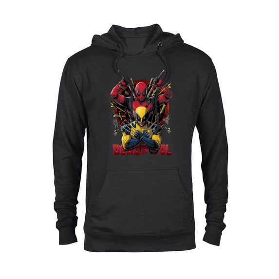 Marvel Studios Deadpool & Wolverine Claws Out Target Team-Up - Pullover Hoodie for Adults - Customized-Black