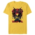 thumbnail image 1 of Marvel Studios Deadpool & Wolverine Claws Out Target Team-Up - Short Sleeve Blended T-Shirt for Adults - Customized-Yellow, 1 of 5