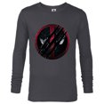 thumbnail image 1 of Marvel Studios Deadpool & Wolverine Claws Slashed Icon- Long Sleeve T-Shirt for Men - Customized-Charcoal Heather, 1 of 5