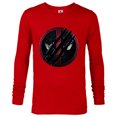 thumbnail image 1 of Marvel Studios Deadpool & Wolverine Claws Slashed Icon- Long Sleeve T-Shirt for Men - Customized-New Red, 1 of 5
