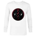 thumbnail image 1 of Marvel Studios Deadpool & Wolverine Claws Slashed Icon- Long Sleeve T-Shirt for Men - Customized-White, 1 of 5