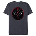 thumbnail image 1 of Marvel Studios Deadpool & Wolverine Claws Slashed Icon- Short Sleeve Blended T-Shirt for Adults - Customized-Navy Heather, 1 of 5